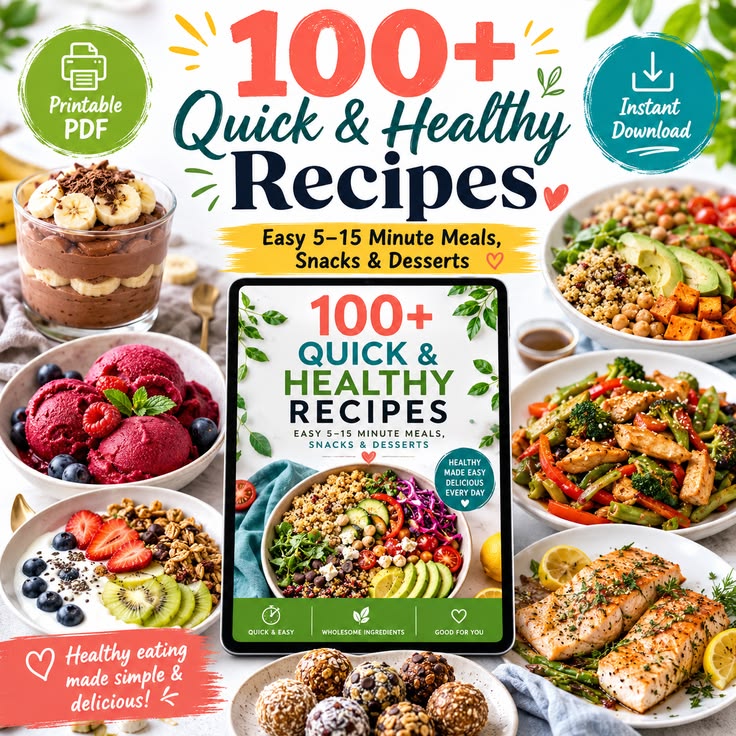 100 Quick & Delicious Healthy Recipes