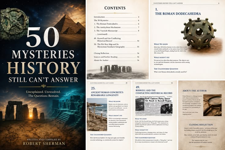 50 Mysteries History Still Can’t Explain