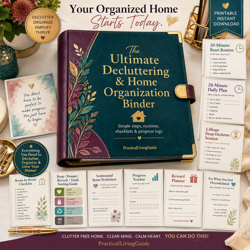 The Ultimate Decluttering & Home Organization Binder